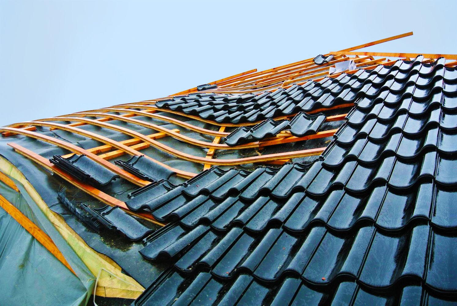 Fledermausgaube in Konstruktion